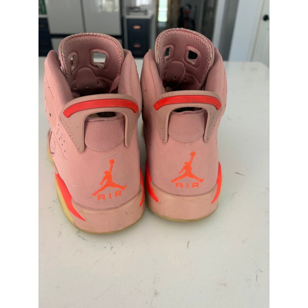 Nike Air Jordan 6 Retro x Aleali May Millennial Pink sneaker sz 10.5 M athletic - Picture 6 of 10